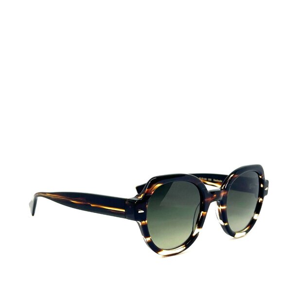 Gigi Studios Sunglasses Model 6632 Color 2 - Magguie in Brown Crystal Stripe - Picture 8 of 8